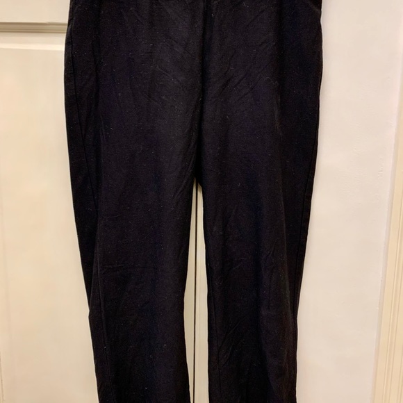EILEEN FISHER cropped black stretch pants. XS. - Picture 2 of 4
